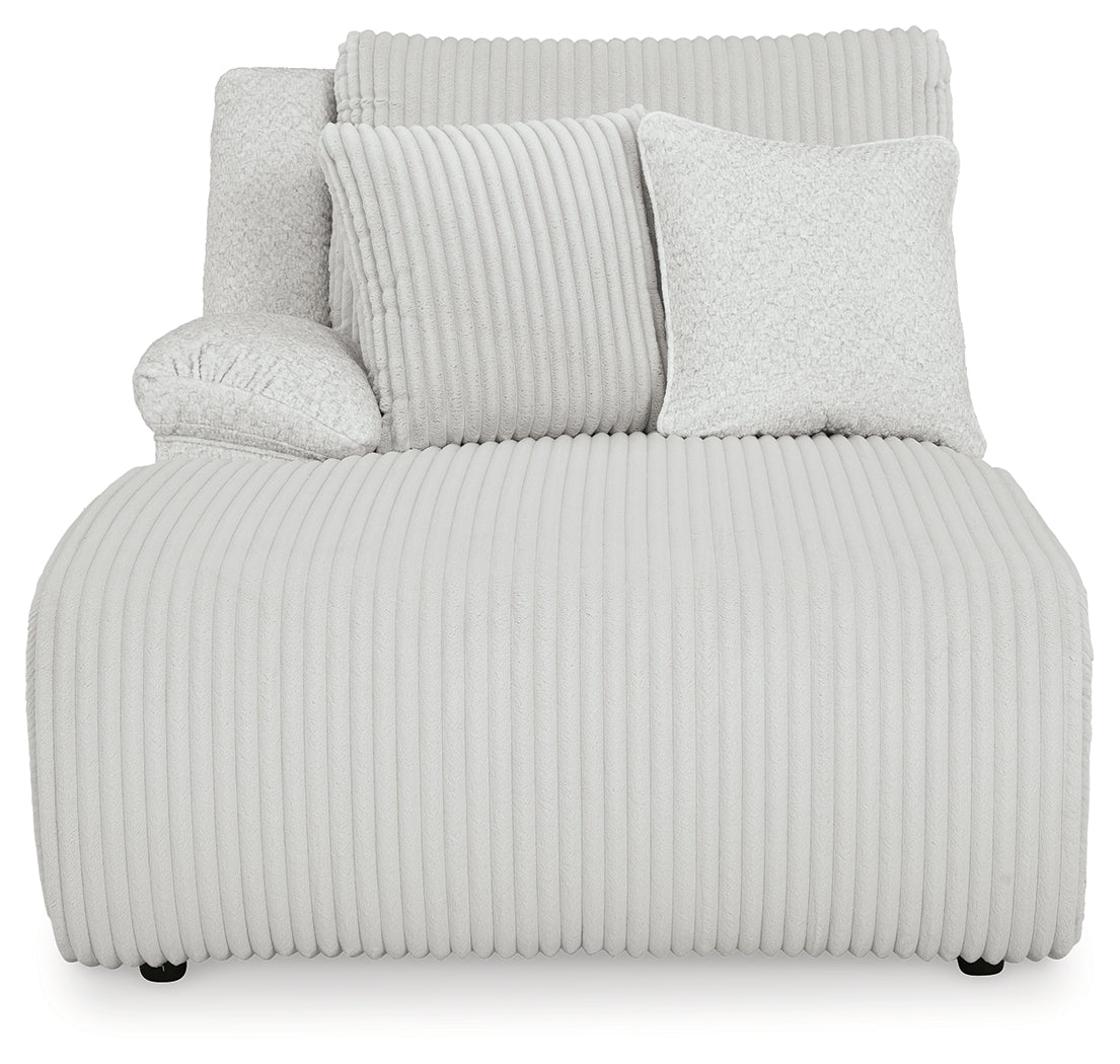 Top Tier Alloy Left-Arm Facing Power Reclining Back Chaise from Ashley - Luna Furniture