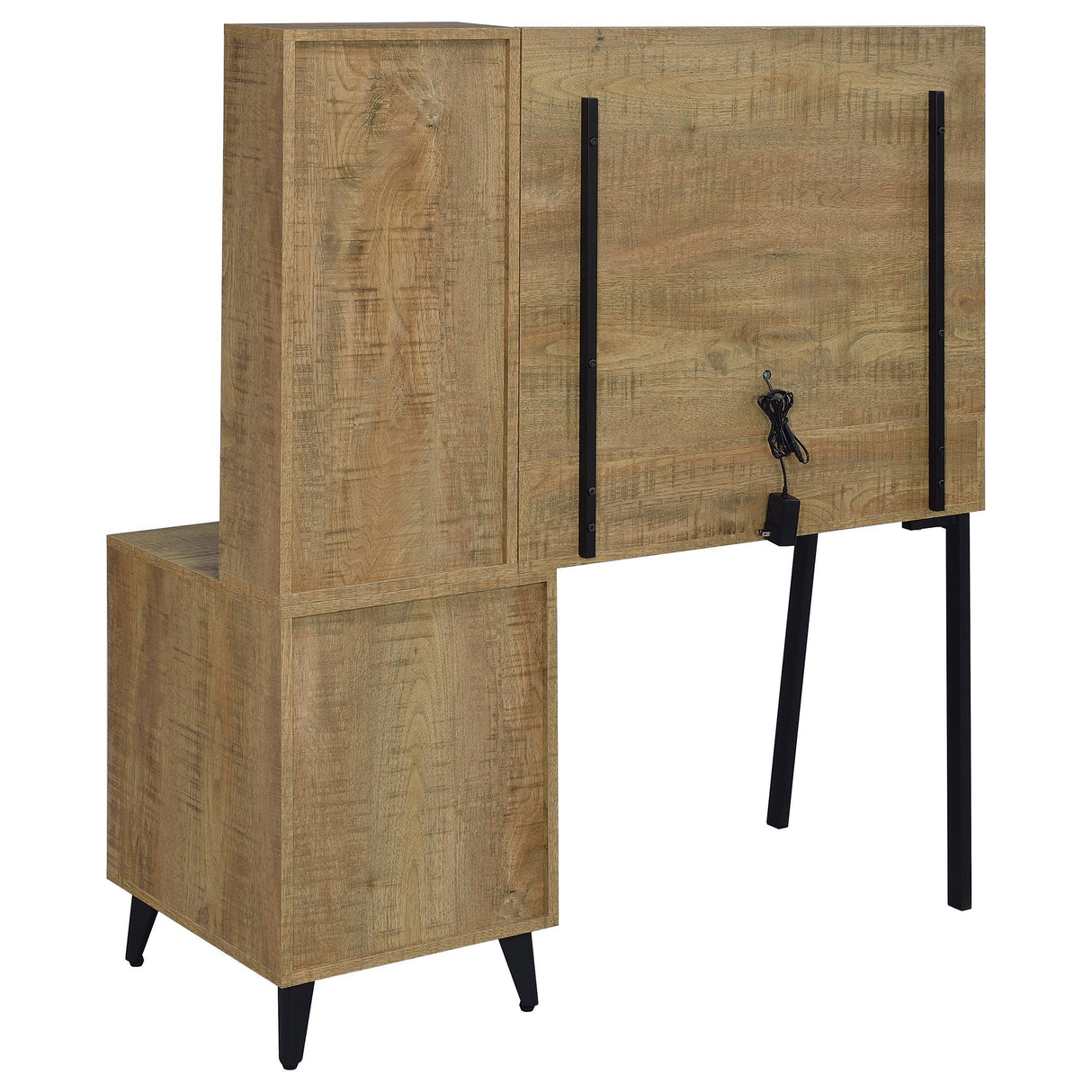 Souza Mango 5-Drawer Makeup Vanity Table With LED Mirror from Coaster - Luna Furniture
