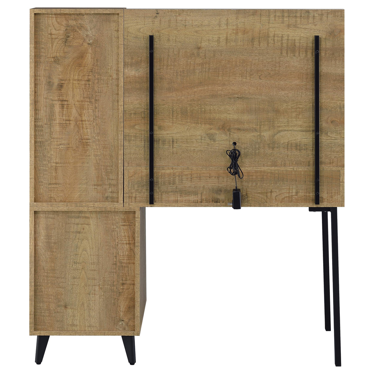 Souza Mango 5-Drawer Makeup Vanity Table With LED Mirror from Coaster - Luna Furniture