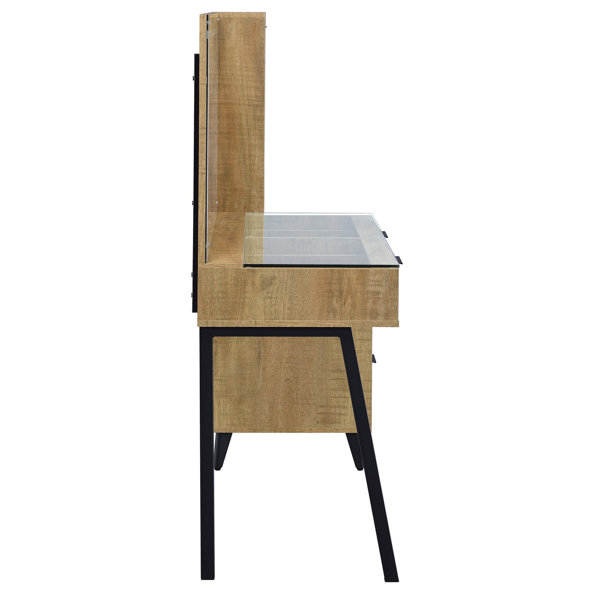 Souza Mango 5-Drawer Makeup Vanity Table With LED Mirror from Coaster - Luna Furniture