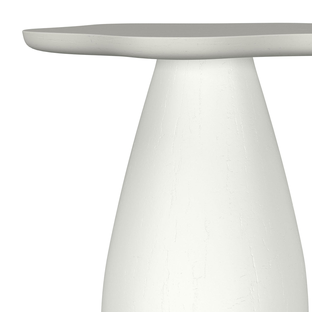 Perth Off White Cloud Shaped Top Side Table from Coaster - Luna Furniture