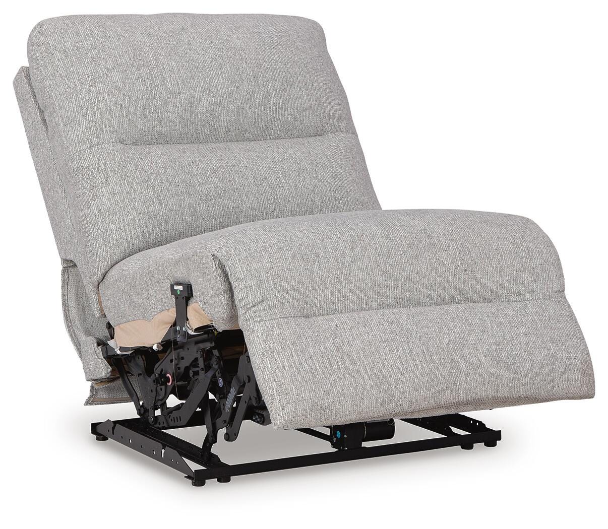 Acklen Place Pewter 6-Piece Power Reclining Sectional and Power Recliner from Ashley - Luna Furniture