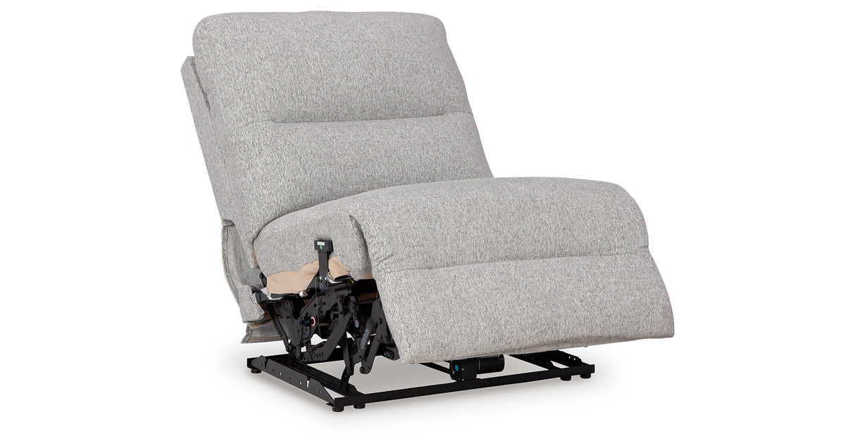 Acklen Place Pewter 5-Piece Power Reclining Sectional from Ashley - Luna Furniture