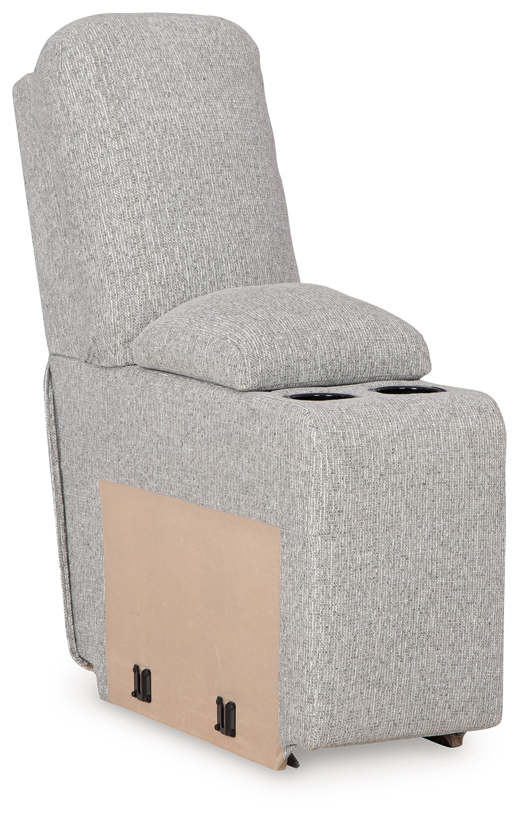 Acklen Place Pewter 6-Piece Power Reclining Sectional and Power Recliner from Ashley - Luna Furniture