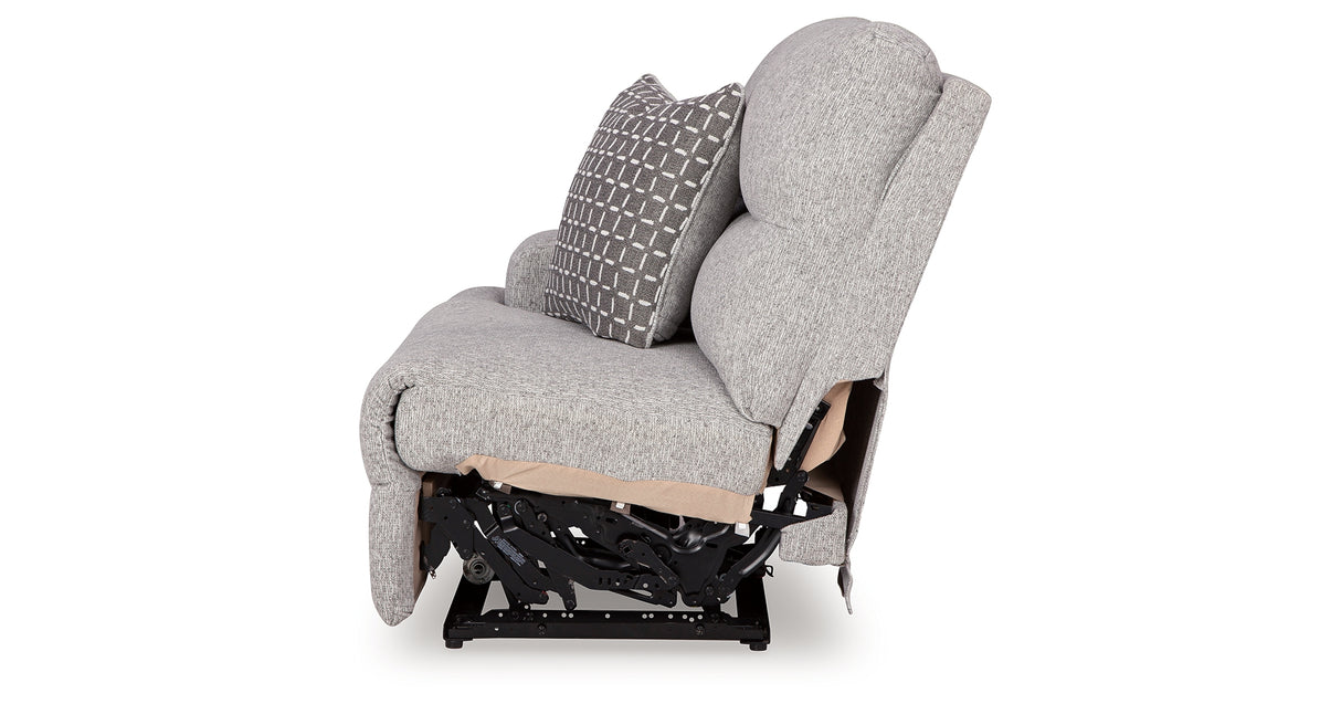 Acklen Place Alloy Left-Arm Facing Power Recliner from Ashley - Luna Furniture