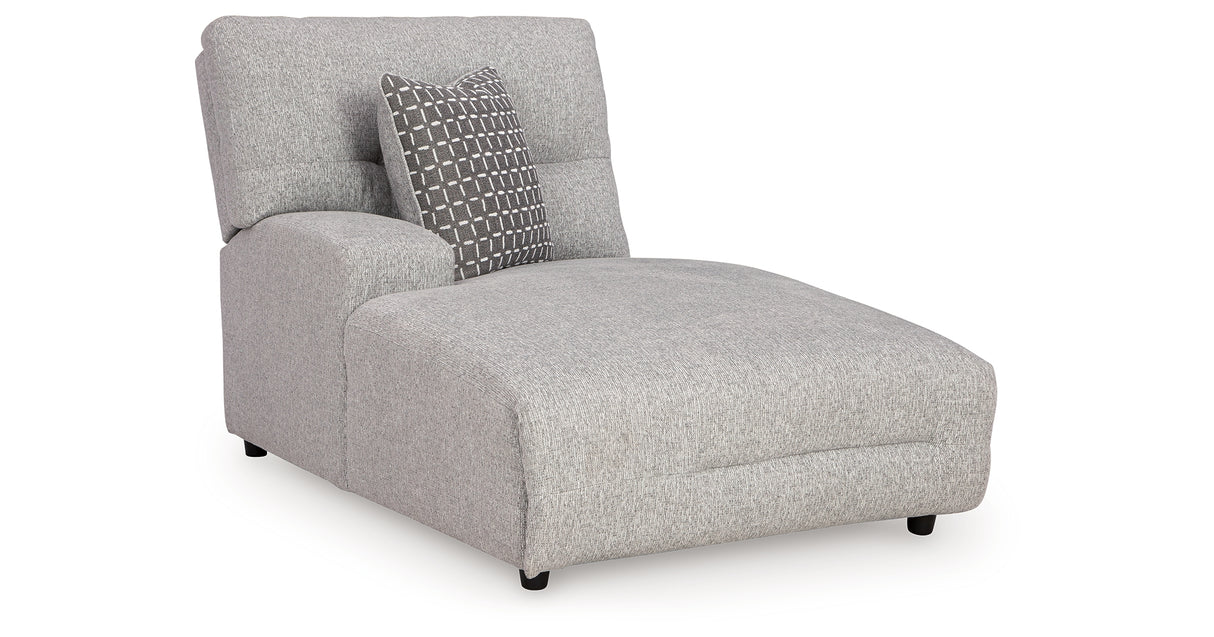 Acklen Place Alloy Left-Arm Facing Power Press Back Chaise from Ashley - Luna Furniture