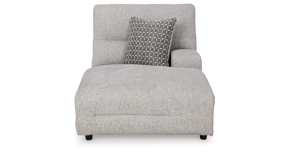 Acklen Place Alloy Right-Arm Facing Power Press Back Chaise from Ashley - Luna Furniture