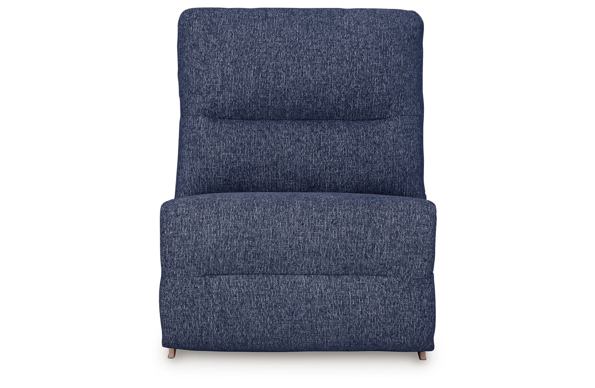 Acklen Place Navy Armless Chair from Ashley - Luna Furniture