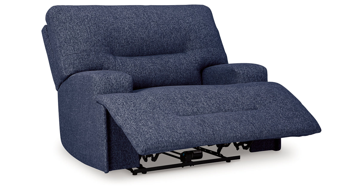 Acklen Place Navy Oversized Power Recliner from Ashley - Luna Furniture