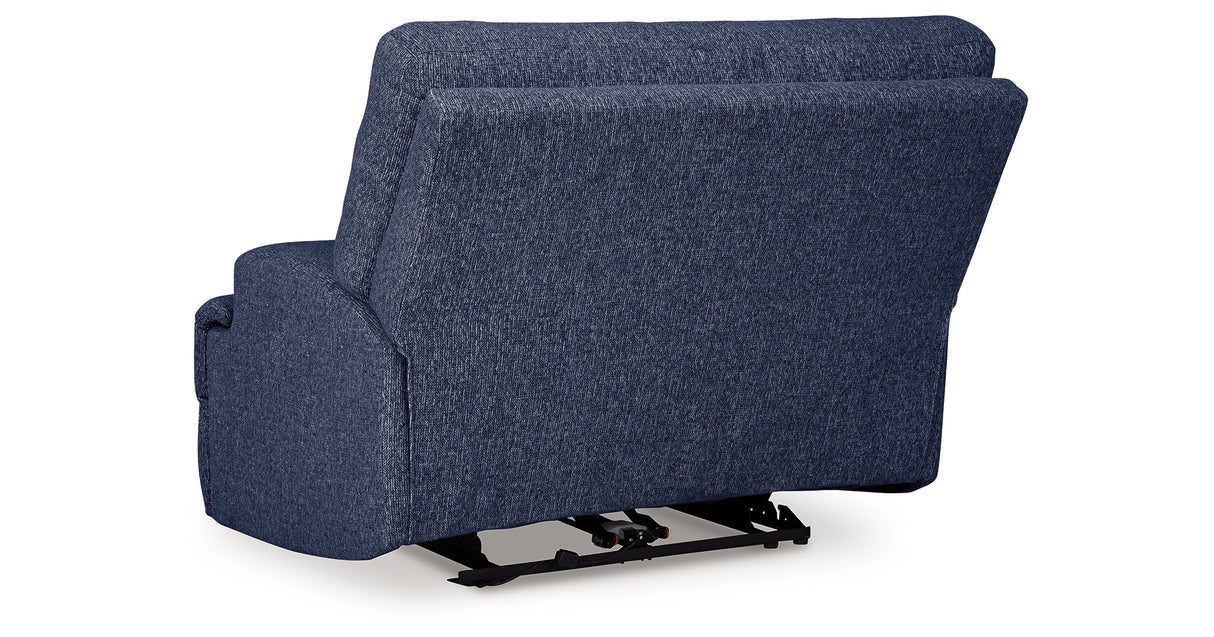 Acklen Place Navy Oversized Power Recliner from Ashley - Luna Furniture