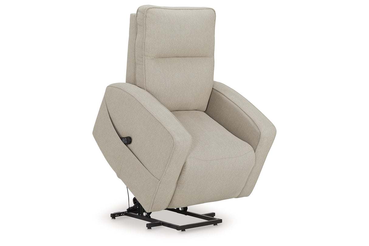 Starganza Smoke Power Lift Recliner from Ashley - Luna Furniture