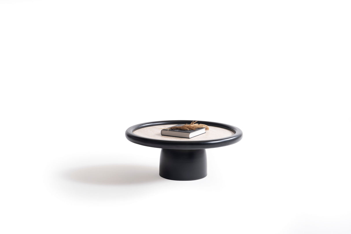 Bari Black Travertine 3-Piece Coffee Table Set from Nova Furniture - Luna Furniture