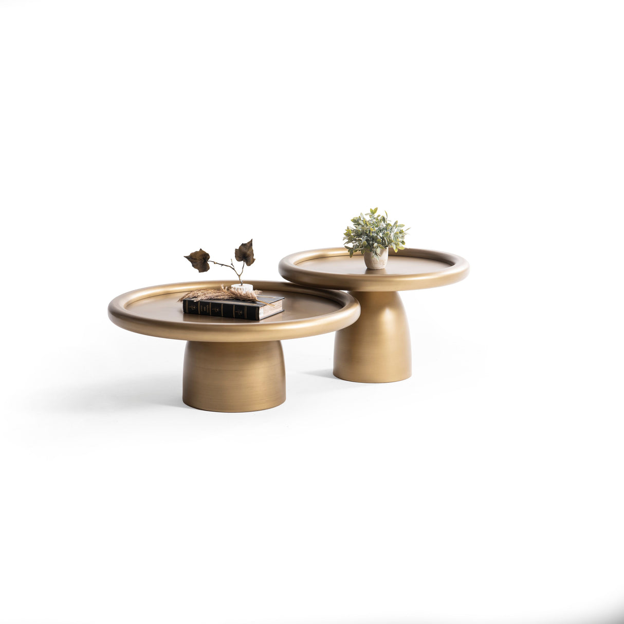 950 Gold 3-Piece Coffee Table Set from Nova Furniture - Luna Furniture