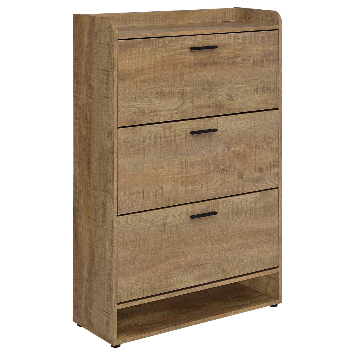 Denia Mango 3-tier Engineered Wood Shoe Cabinet from Coaster - Luna Furniture