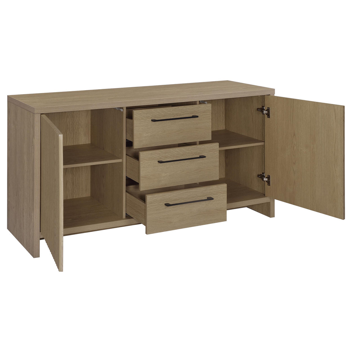 Amery Latte 3-Drawer Accent Cabinet from Coaster - Luna Furniture