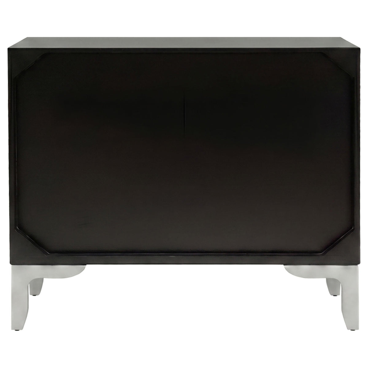 Forbes Black 2-Door Bone Inlay Accent Cabinet from Coaster - Luna Furniture