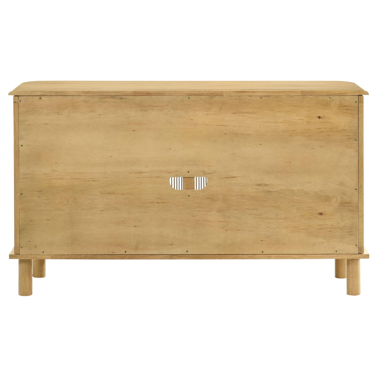 Ervine Natural 3-Door Rope Panel Sideboard Accent Storage Cabinet from Coaster - Luna Furniture