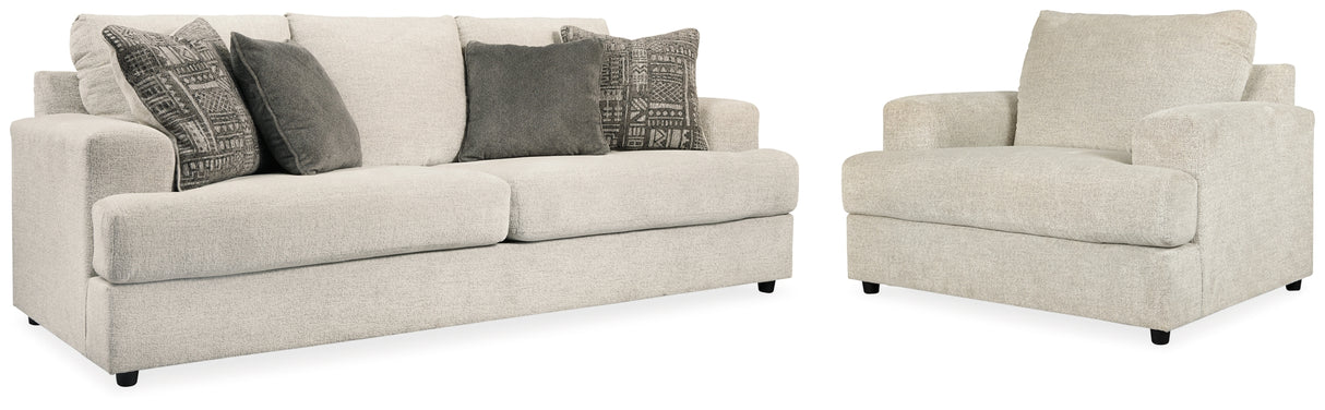 Soletren Stone Sofa and Oversized Chair from Ashley Furniture - Luna Furniture