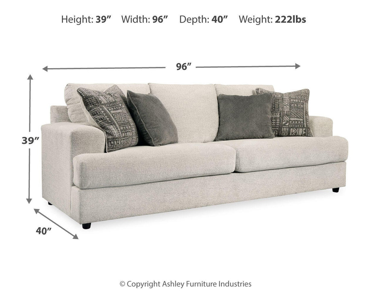 Soletren Stone Sofa Sleeper and Oversized Chair from Ashley Furniture - Luna Furniture