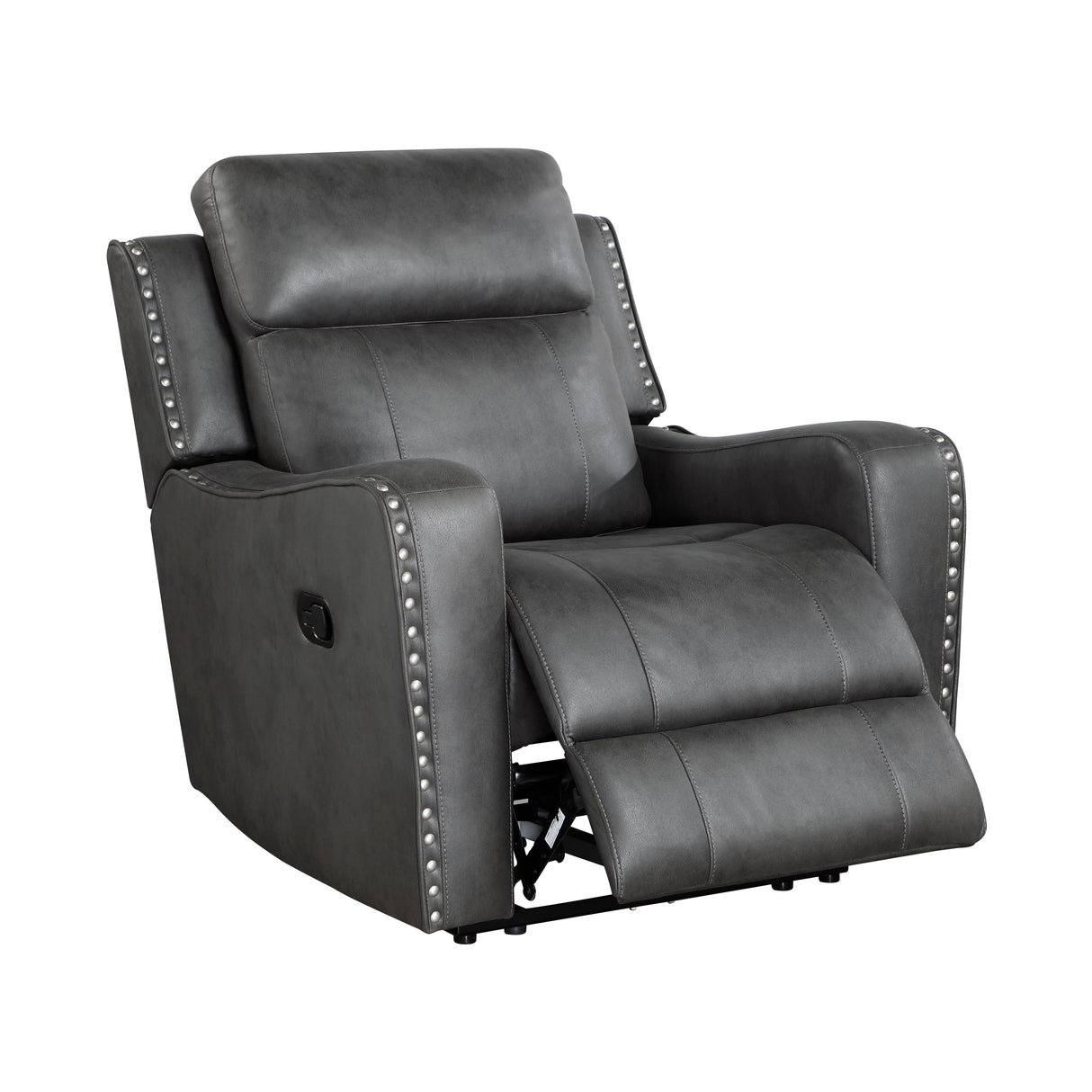 Kellen Smoky Gray Reclining Chair from Homelegance - Luna Furniture