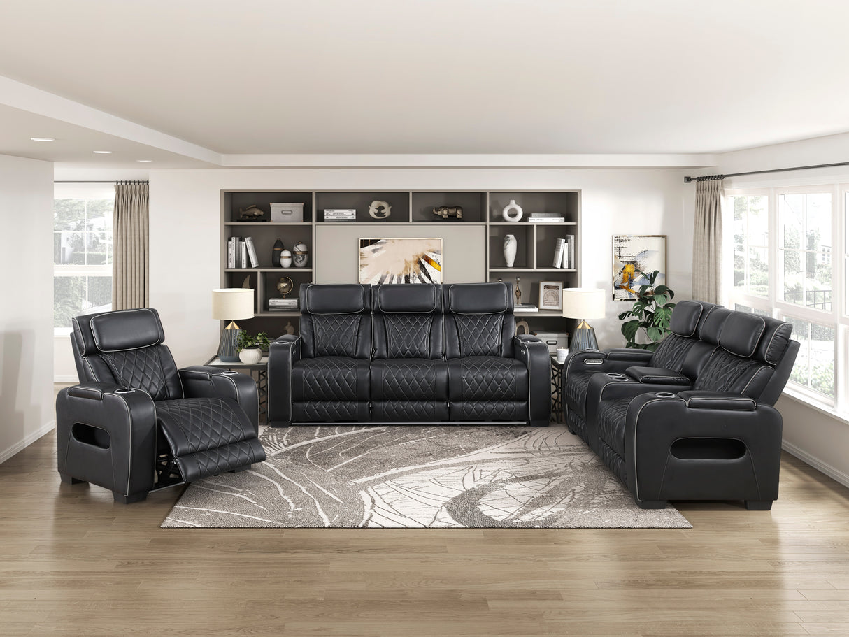 9516BLKS*32LCN3RPWH from Homelegance - Luna Furniture
