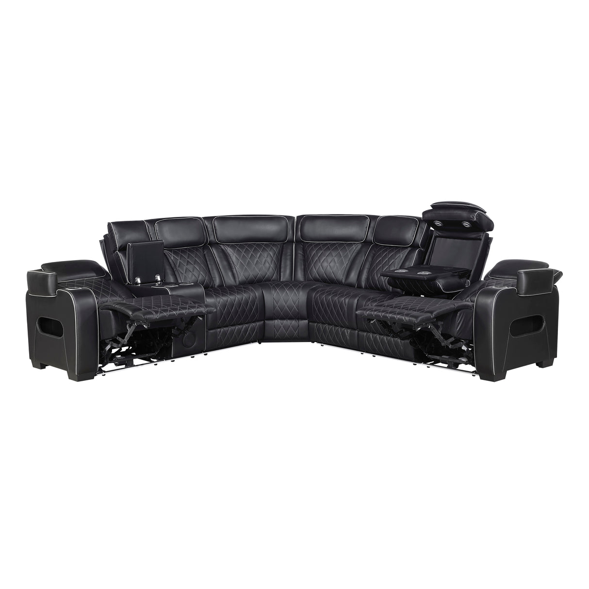 9516BLKS*32LCN3RPWH from Homelegance - Luna Furniture