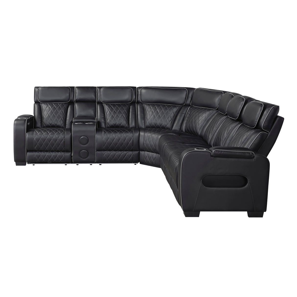 9516BLKS*32LCN3RPWH from Homelegance - Luna Furniture