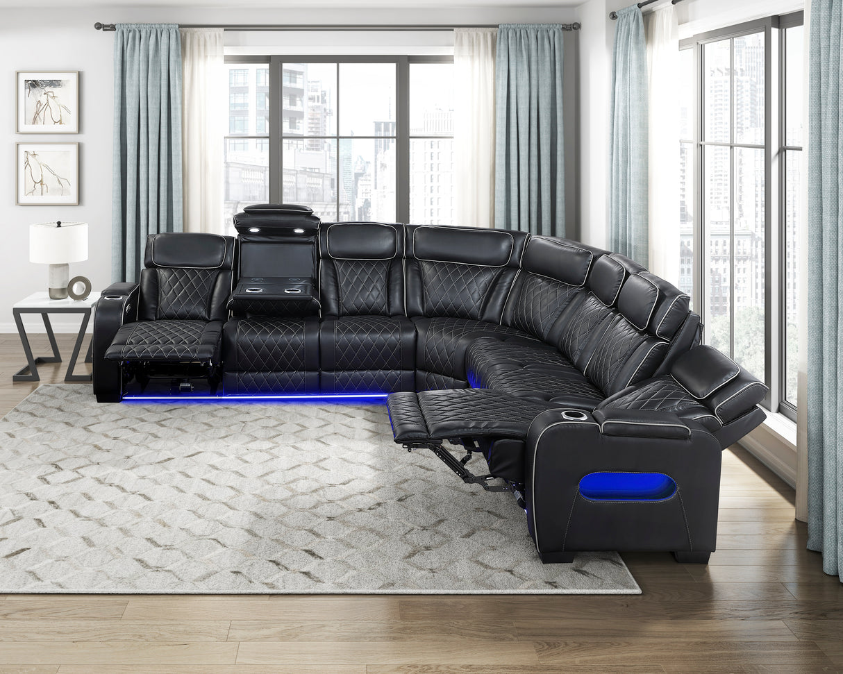 9516BLKS*33L3RPWH from Homelegance - Luna Furniture