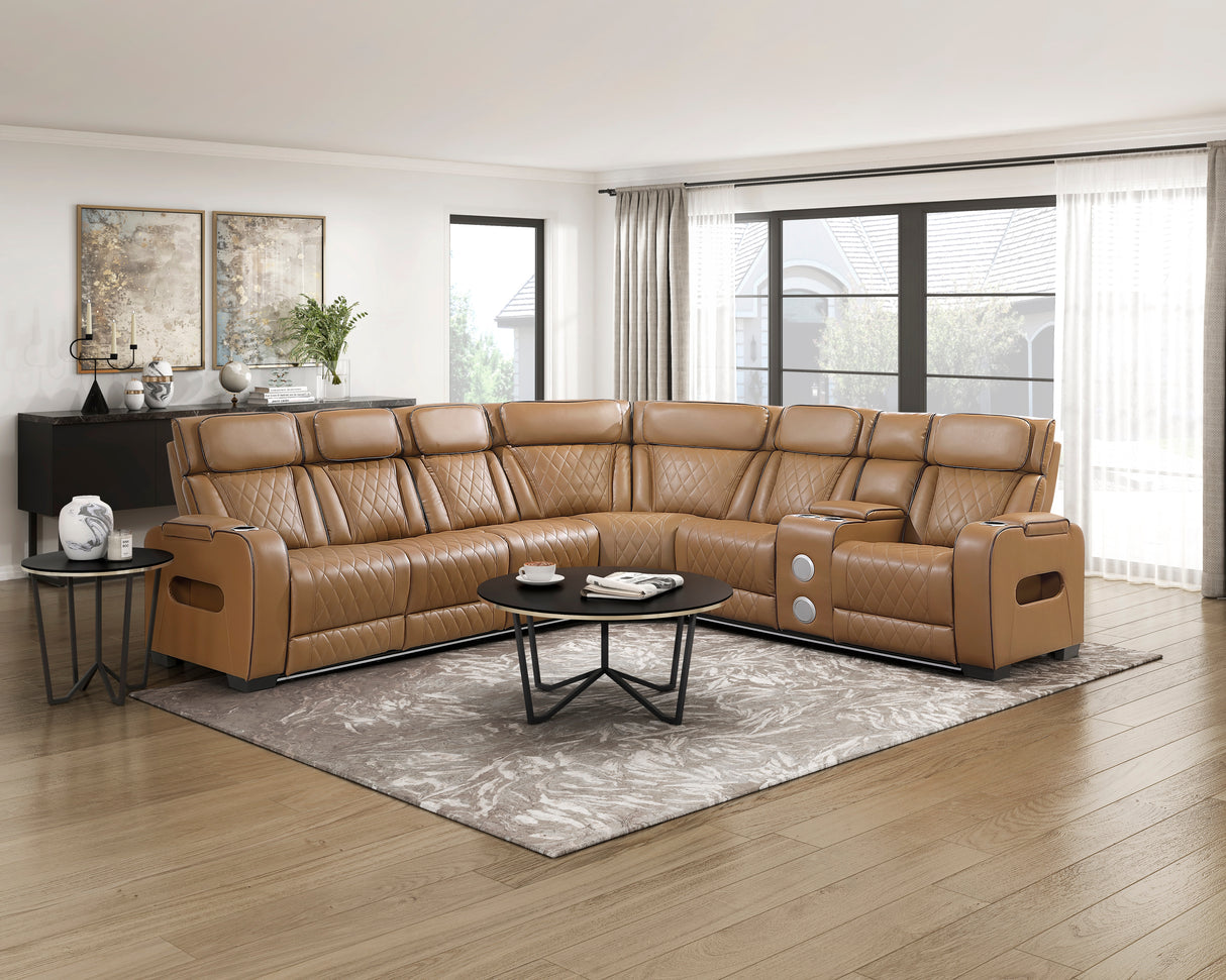 9516BRWS*33L2RCNPWH from Homelegance - Luna Furniture