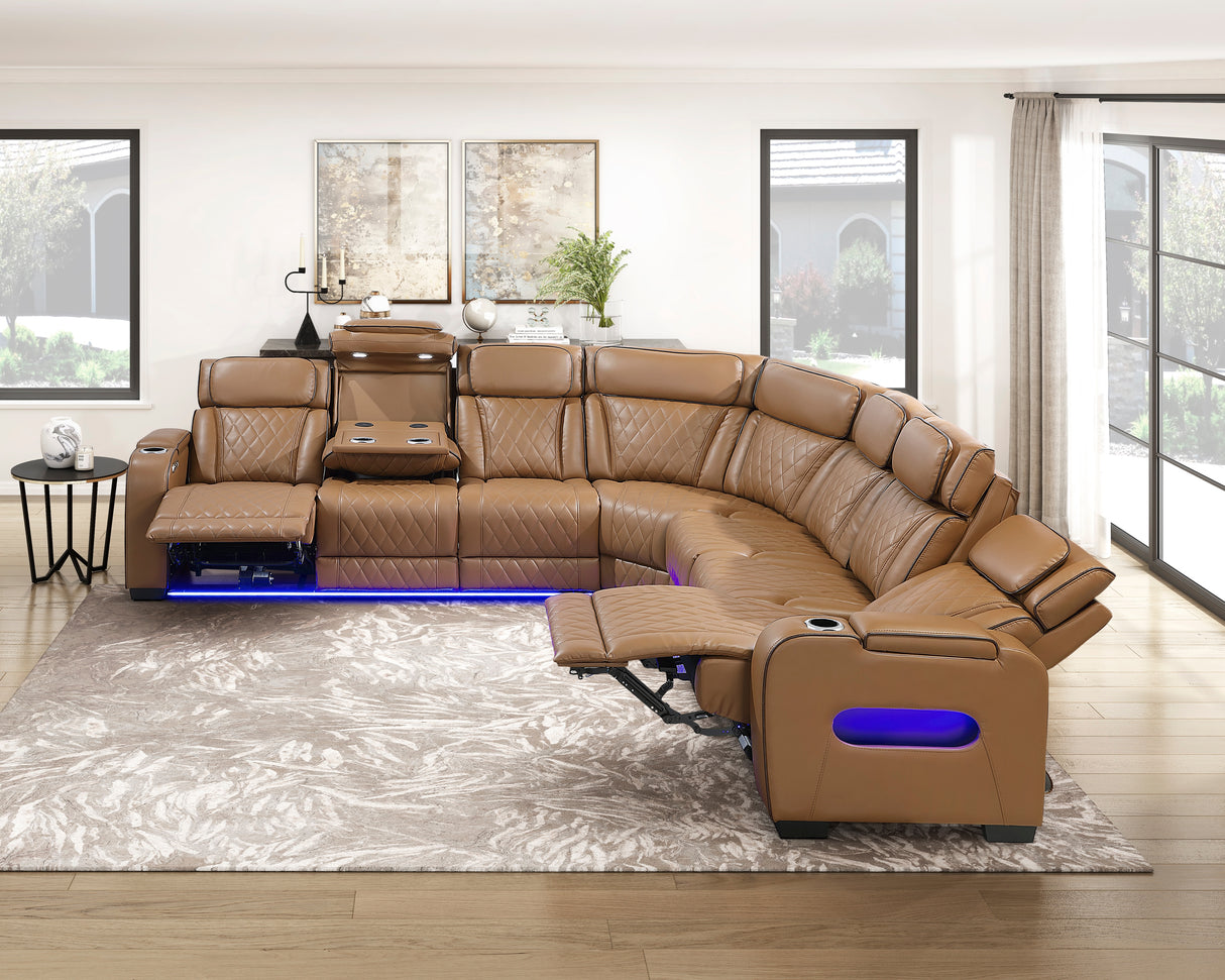 9516BRWS*33L3RPWH from Homelegance - Luna Furniture