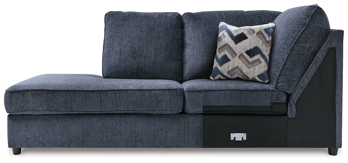Albar Place Cobalt Left-Arm Facing Corner Chaise from Ashley Furniture - Luna Furniture