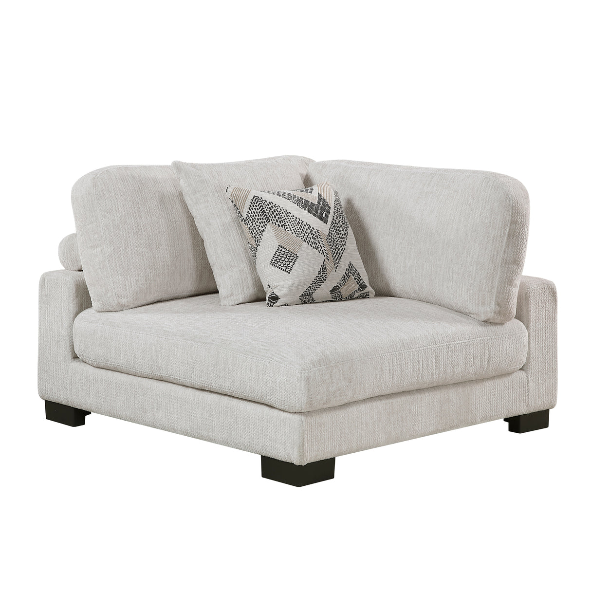 9555BEG-CR Corner Seat from Homelegance - Luna Furniture