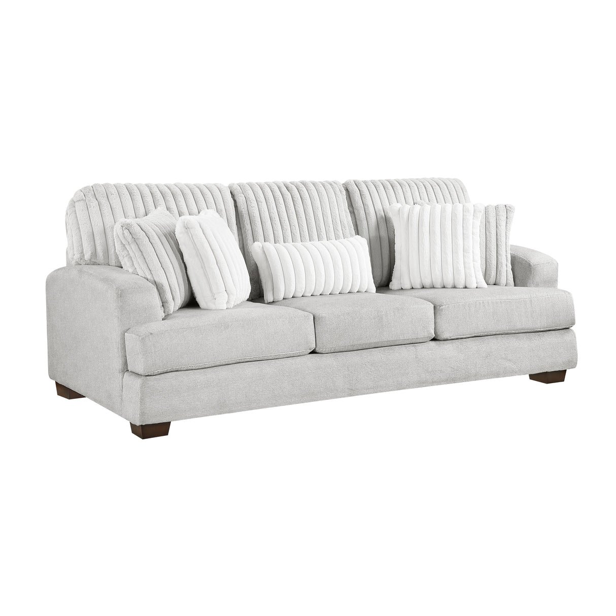 9557BUE-AC Armless Chair with Storage from Homelegance - Luna Furniture