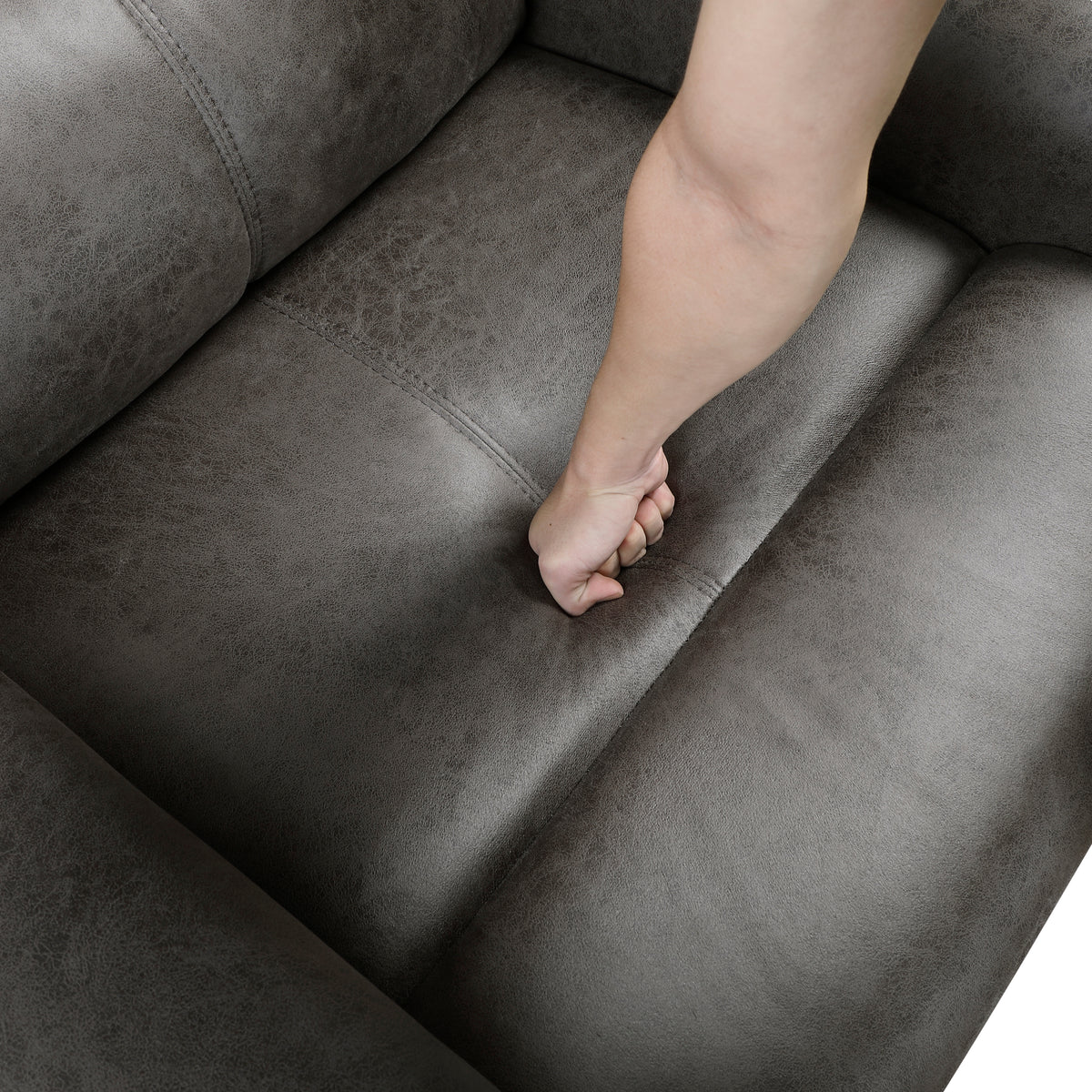 9601GY*2 2pc Set: Sofa, Love from Homelegance - Luna Furniture