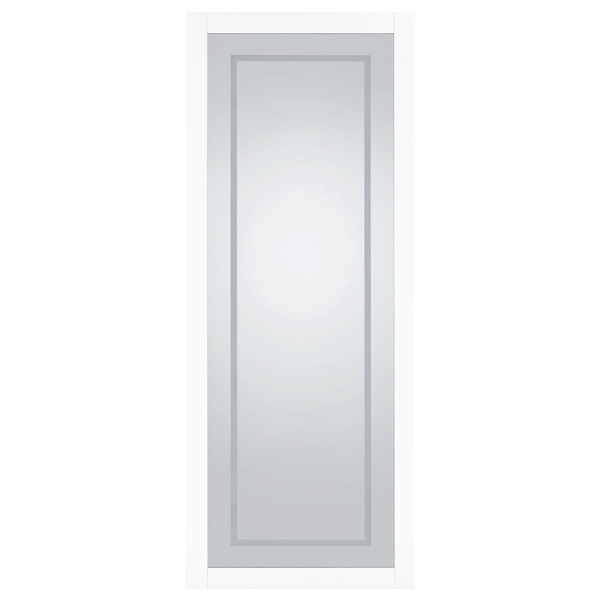 Nordio White 72" LED Full-Length Floor Mirror from Coaster - Luna Furniture