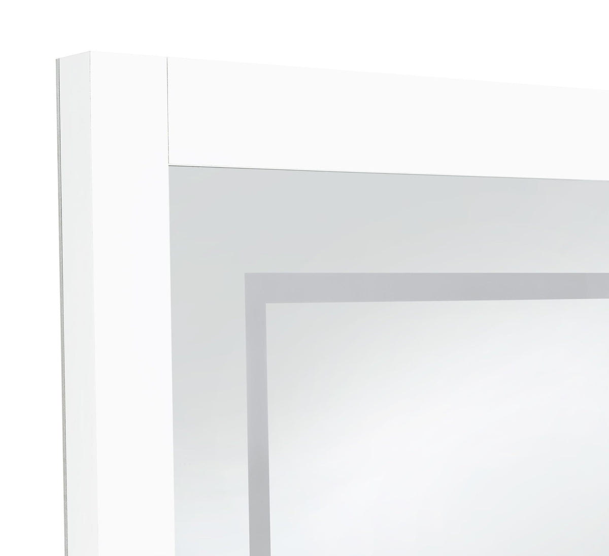 Nordio White 72" LED Full-Length Floor Mirror from Coaster - Luna Furniture