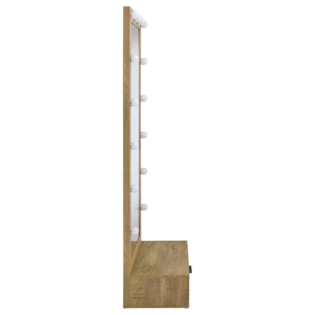 Spector Mango 1-Drawer Lighted Full-Length Floor Mirror from Coaster - Luna Furniture