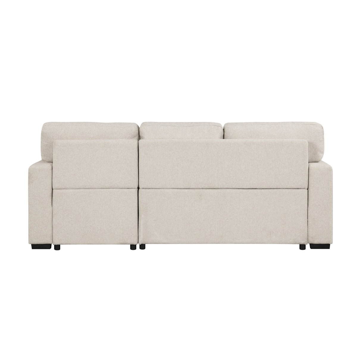 9630BE*22LRC (2)Sectional with Right Chaise, Pull-out Bed and Hidden Storage, Charging Ports from Homelegance - Luna Furniture
