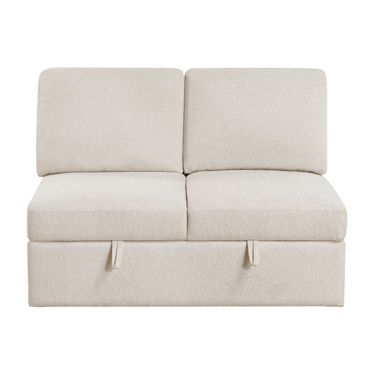 9630BE*3LC2R (3)Sectional with Left Chaise, Pull-out Bed and Hidden Storages, Charging Ports from Homelegance - Luna Furniture