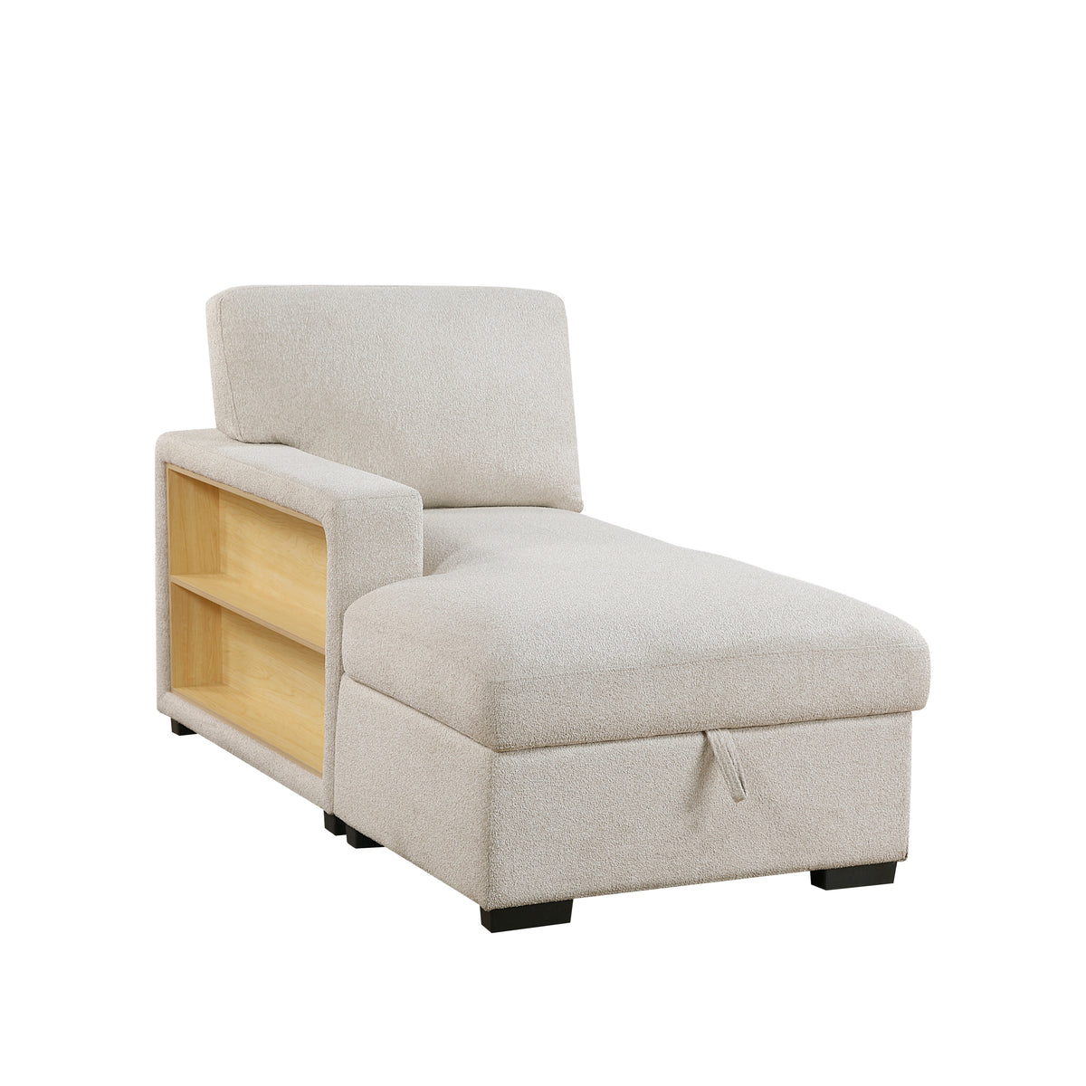 9630BE*3LC2R (3)Sectional with Left Chaise, Pull-out Bed and Hidden Storages, Charging Ports from Homelegance - Luna Furniture
