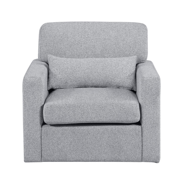 Pompano Gray Swivel Chair