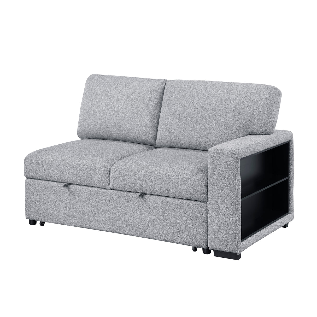 Pompano Gray 2-Piece Right-Side Sleeper Section from Homelegance - Luna Furniture