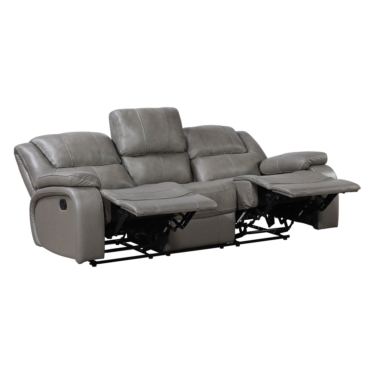 Ellicott Gray 2-Piece Reclining Living Room Set from Homelegance - Luna Furniture