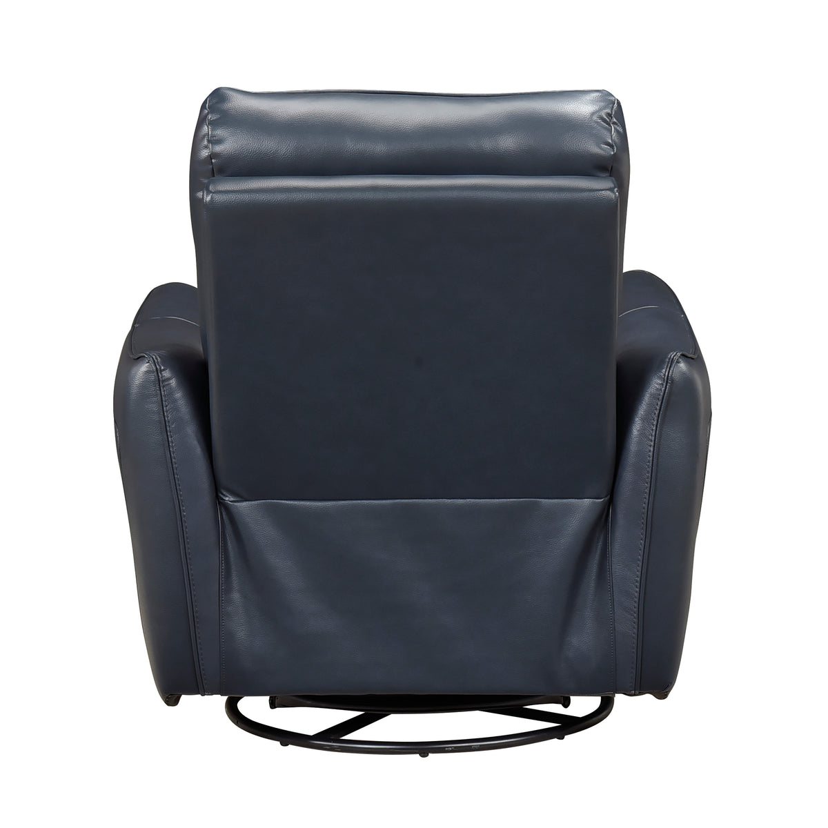 Marille Black Bonded Leather Reclining Chair from Homelegance - Luna Furniture