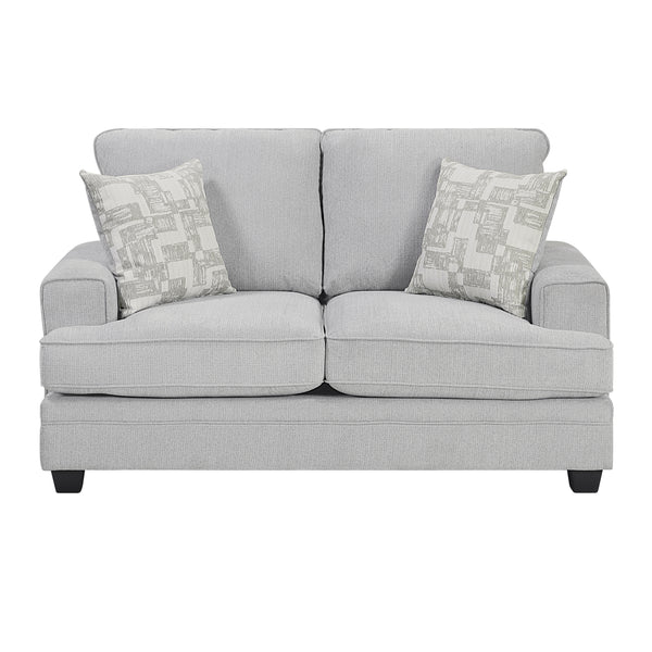 Sarah Stone Gray Loveseat