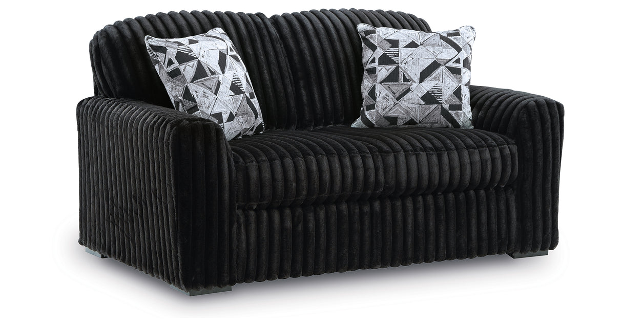 Midnight-Madness Sofa, Loveseat and Oversized Chair from Ashley Furniture - Luna Furniture