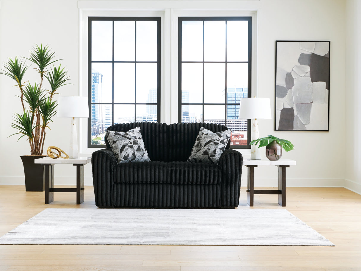 Midnight-Madness Sofa, Loveseat and Oversized Chair from Ashley Furniture - Luna Furniture