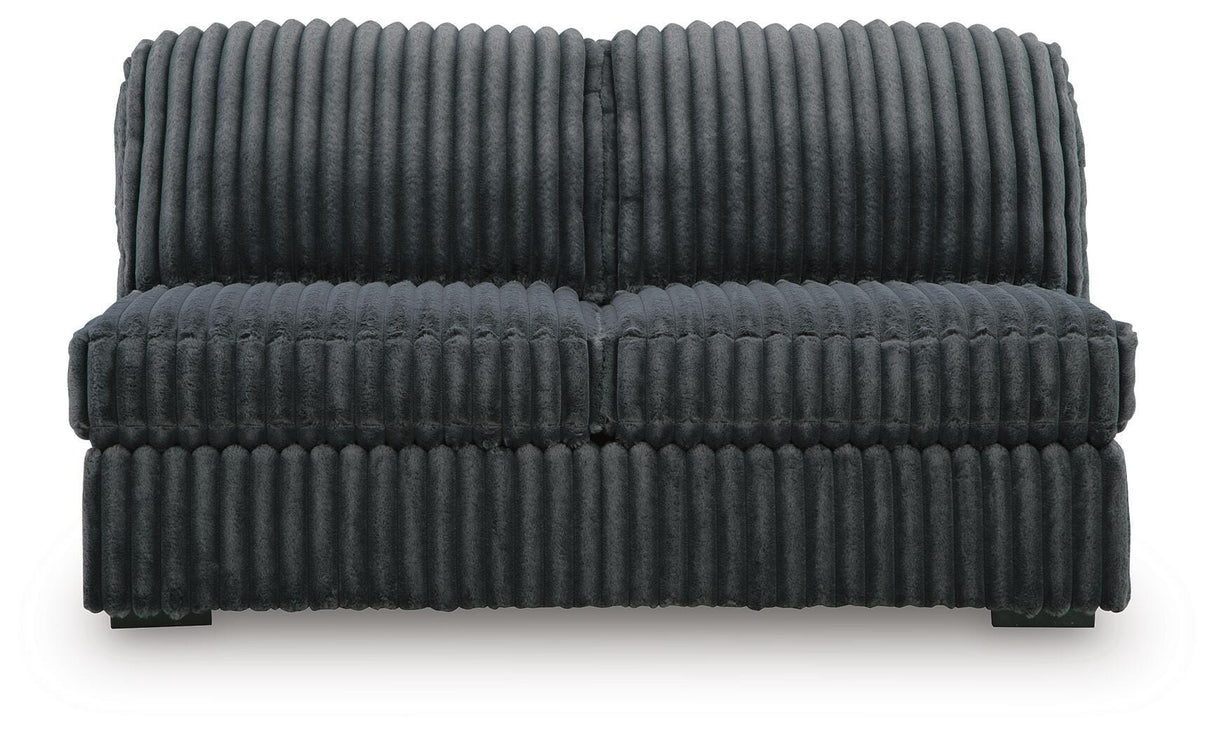 Midnight-Madness Gunmetal 3-Piece Sectional with Chaise from Ashley Furniture - Luna Furniture