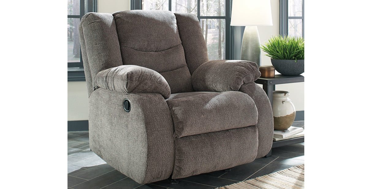 Tulen Gray Reclining Sofa and Recliner from Ashley Furniture - Luna Furniture