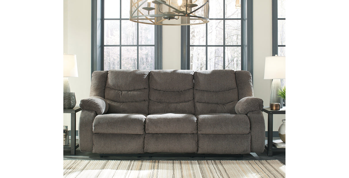 Tulen Gray Reclining Sofa and Recliner from Ashley Furniture - Luna Furniture